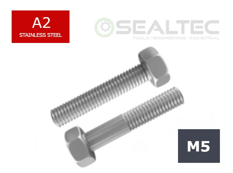 M5 STAINLESS  HEX BOLTS